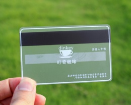 Transparent Plastic Cards